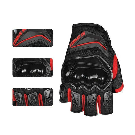 Yazlık Kısa Motosiklet Eldiveni Korumalı Birinci Kalite.